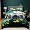 Halloween Duvet Cover Queen King Cartoon Pumpkin Comforter Cover Lantern Bedding Set MicrofiberGhost Quilt Cover for Boys Girls