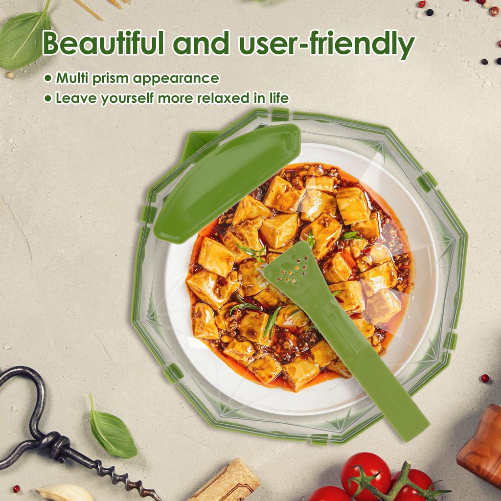 High Temperature Resistant Microwave Heating Cover Water Injection Anti Oil Splash Cover Reusable Fresh Keeping Shield Household Microwave Food Dustpr