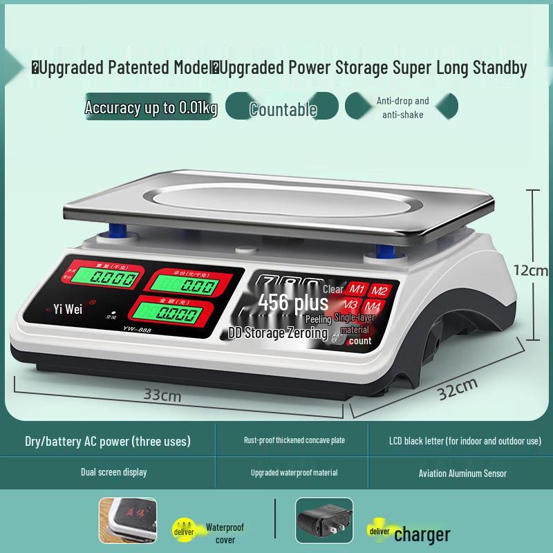Henghao High-Precision Commercial Electronic Scale (CN version)