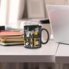 Elegant High-End Ceramic Coffee Mug for Men - Customizable with a Stylish Design