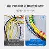 BQH High-Temperature Colored Nylon Cable Ties, Mixed Colors