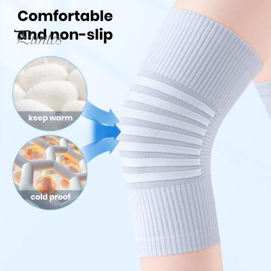 1 par Sportsknekompresjonshylse Sklisikker pustende strekk Menn Kvinner Fitness Løping Sykling Leddbeskytter Knebeskytter Bøyle Knestøttebeskytter