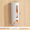 Dispenser Porta Sacchetti di Plastica da Parete Grande Capacità Estraibile Organizer per Sacchetti della Spesa per Armadietto della Cucina Stoccaggio Domestico