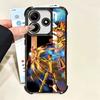 Anime S-Saint S-Seiya Plating Phone Case For Xiaomi Poco X5 X6 X7 X8 Pro Max F8 Ultra F7 M8 M7 M5S Redmi 15C 15 14C 13C 13 X3 12