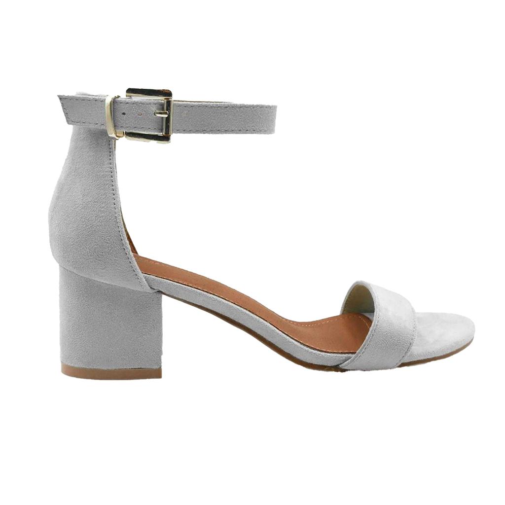 Where's That From Womens/Ladies Emani Strappy Mid High Block Sandals