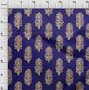 oneOone Cotton Flex Fabric Leaves & Floral Block Print Fabric By The Yard 40 Inch