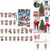 Caja Misteriosa de Cuenta Regresiva de Navidad Adorno de Granja de Vacas Con Decoraciones Acrílicas Para Decoración de Árbol Navideño