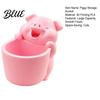 Cute Stationery Organizer 3D Printed Piggy Storage Pot, Cartoon Pig Shaped Pen Holder, Creative Desktop Makeup Brush Organizer, Multifunctional