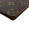 Louis Vuitton M61823 Monogramm-Leder Porte Valeurs Kartenfach Geldscheinfach Braunes Leder Unisex Gebraucht