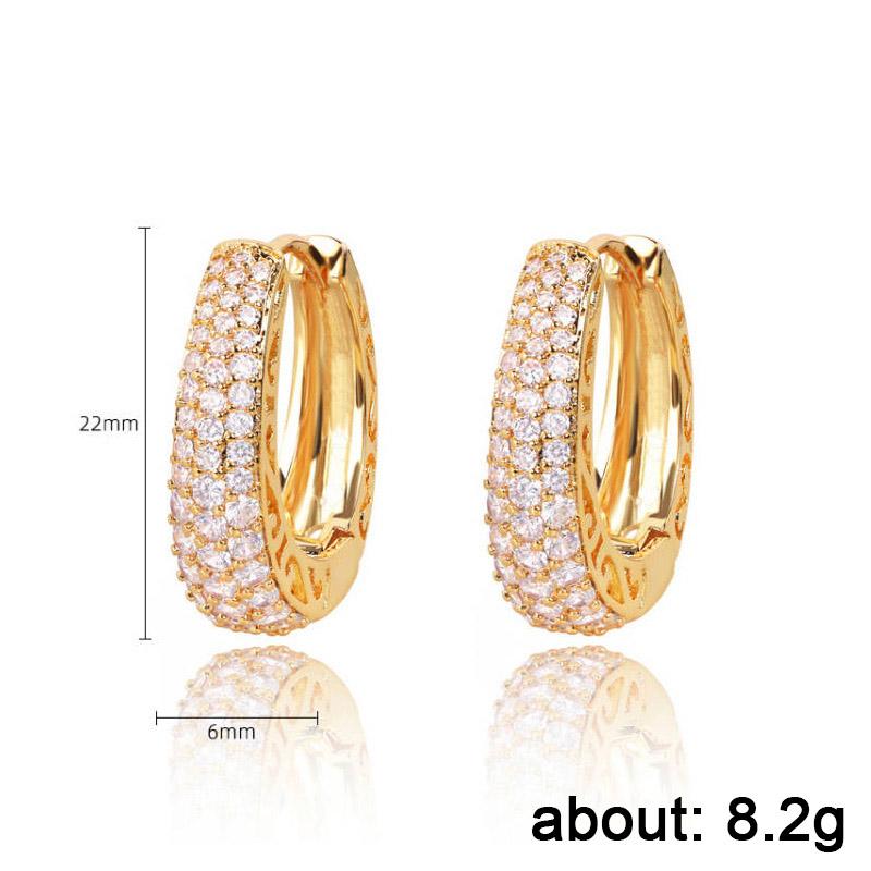 Hot selling personalized hollow women's circular earrings, fashionable women's circular earrings, jewelry accessories