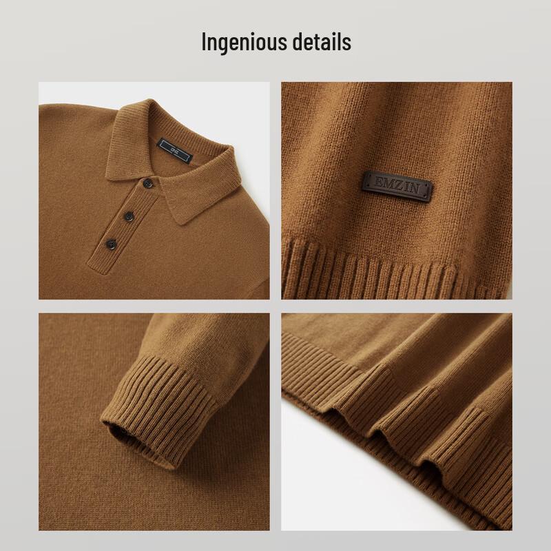 EMZ Wool Cashmere Pullover Sweater