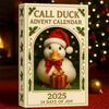 Call Duck Advent Calendar 2025 24 Days Surprise Christmas Countdown Calendar with 24 Acrylic Duck Ornaments Gifts for Toddlers Boys Girls
