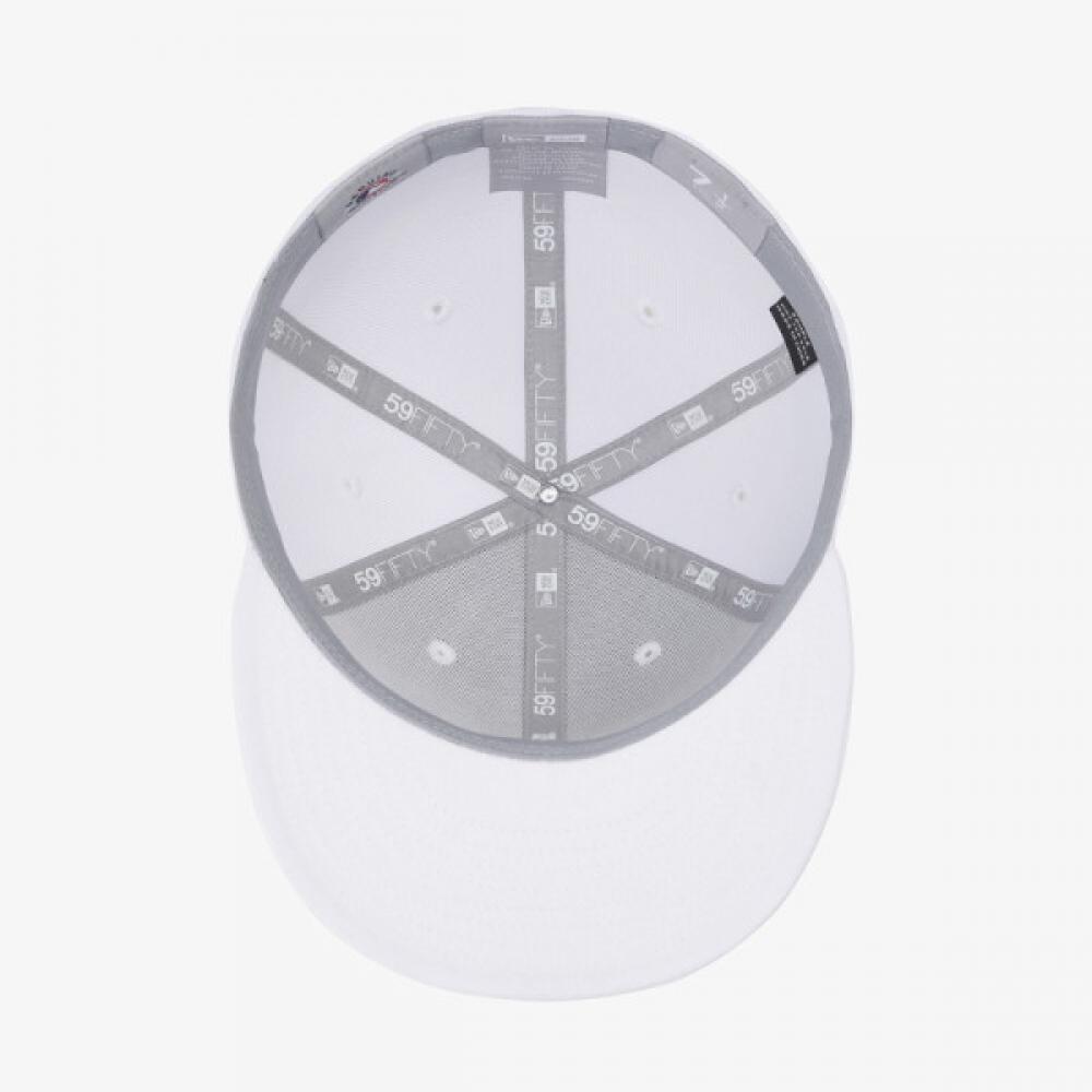New Era La Dodgers Basic Fitted Cap Optic White