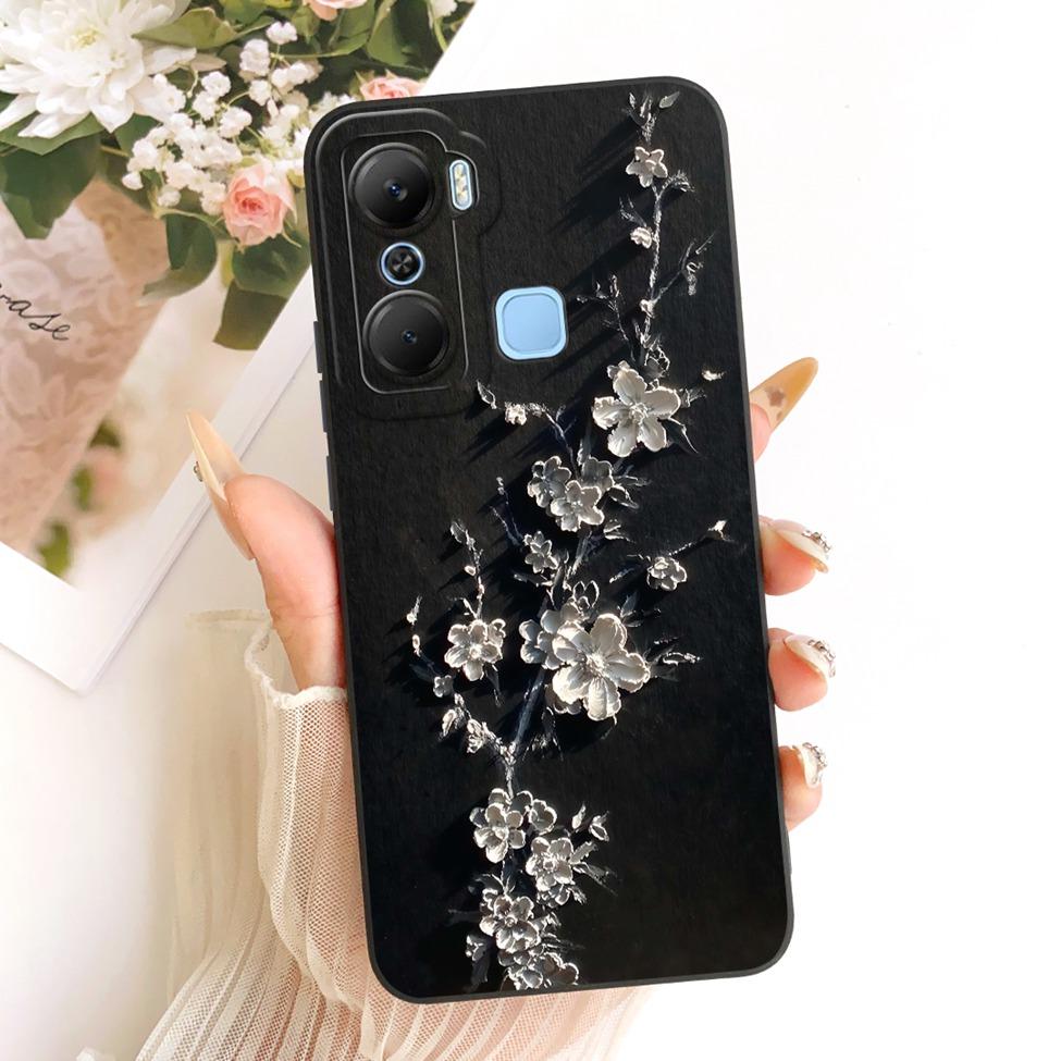 For Infinix X668C Phone Case For Infinix Hot 12 Pro Cover Silicone Cute Cat Fashion Funny Painted Casing For Inifnix Hot 12 Pro