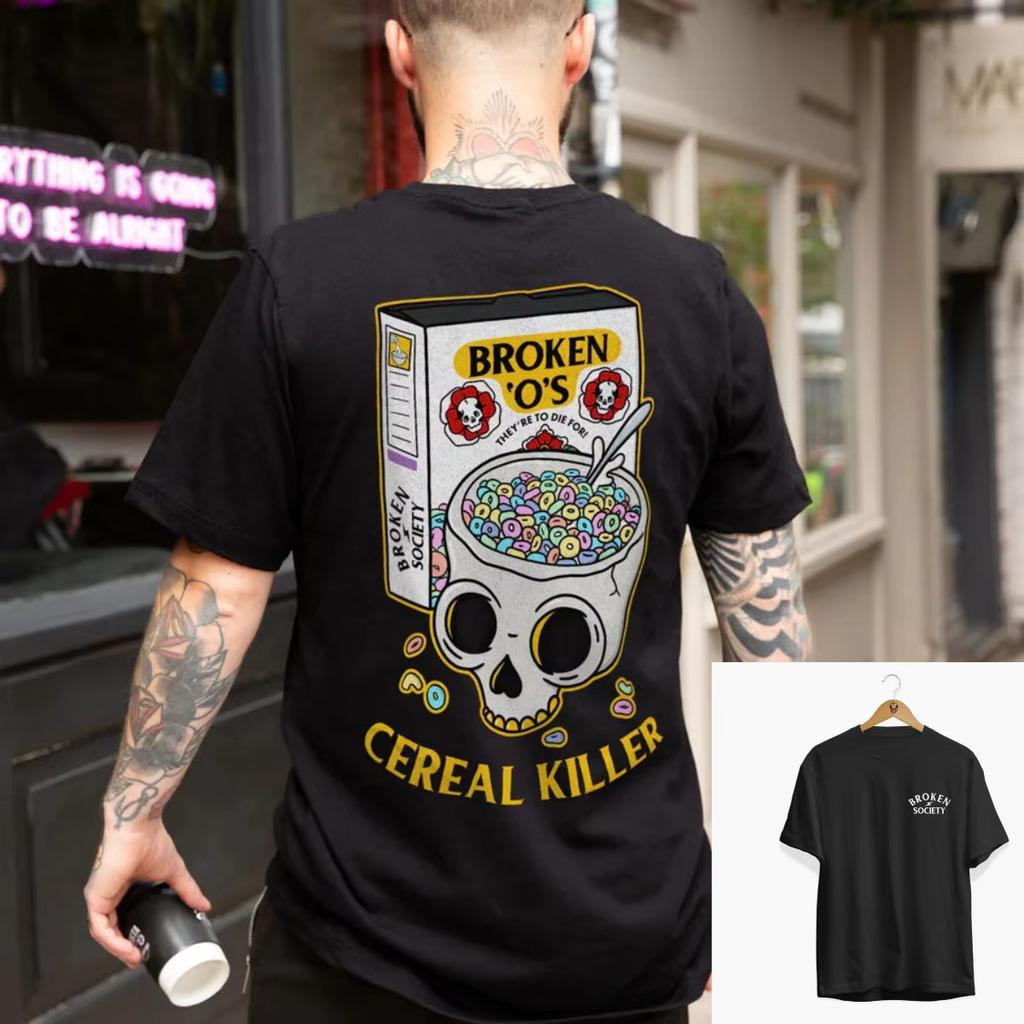 2026 New Summer Antisocial Art Retro Style Casual TShirt Unisexs and Womens Fashionable Luxury Top