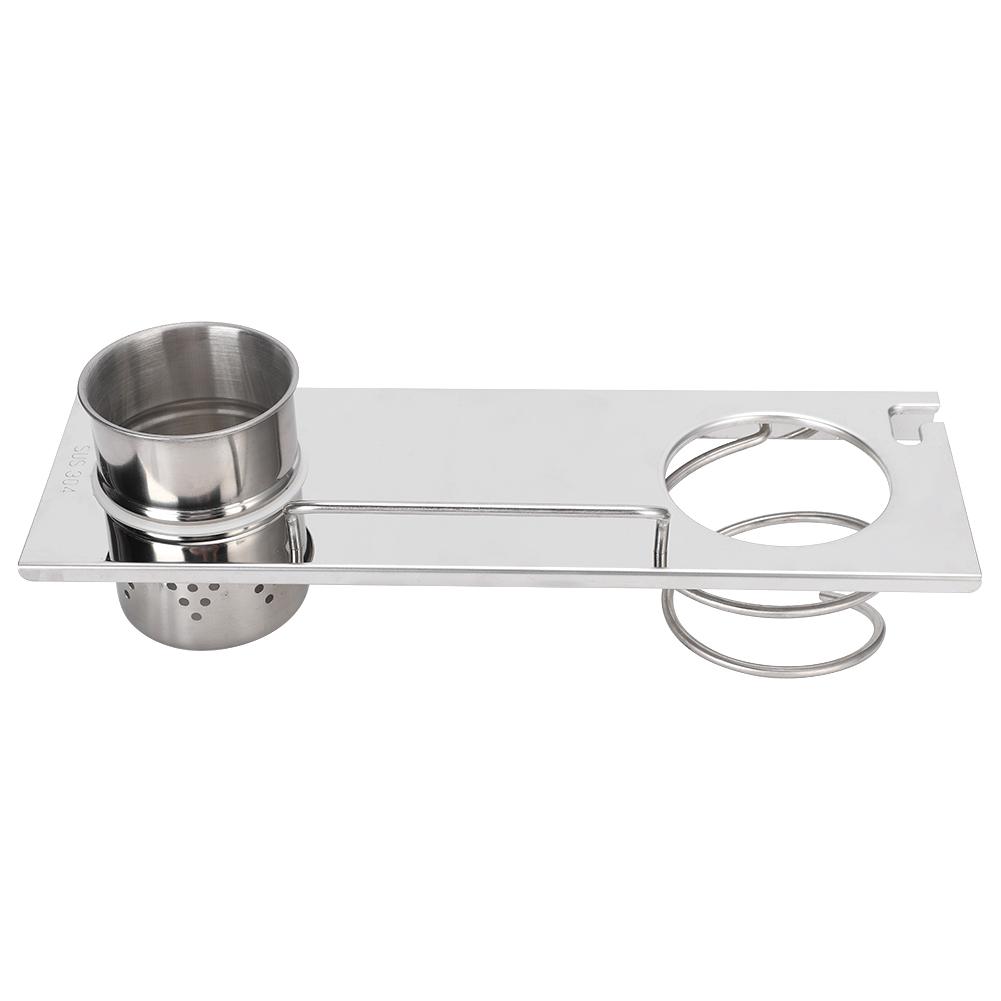 Nástěnný úložný organizér na fén Stojan Držák Věšák na koupelnu Salon Kadeřnický nástroj