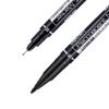Deli Quick-Drying Waterproof Fineliner Marker, Double Tip (Fine & Broad) - Black, Ideal for Elementary Students' Drawing and Outlining.