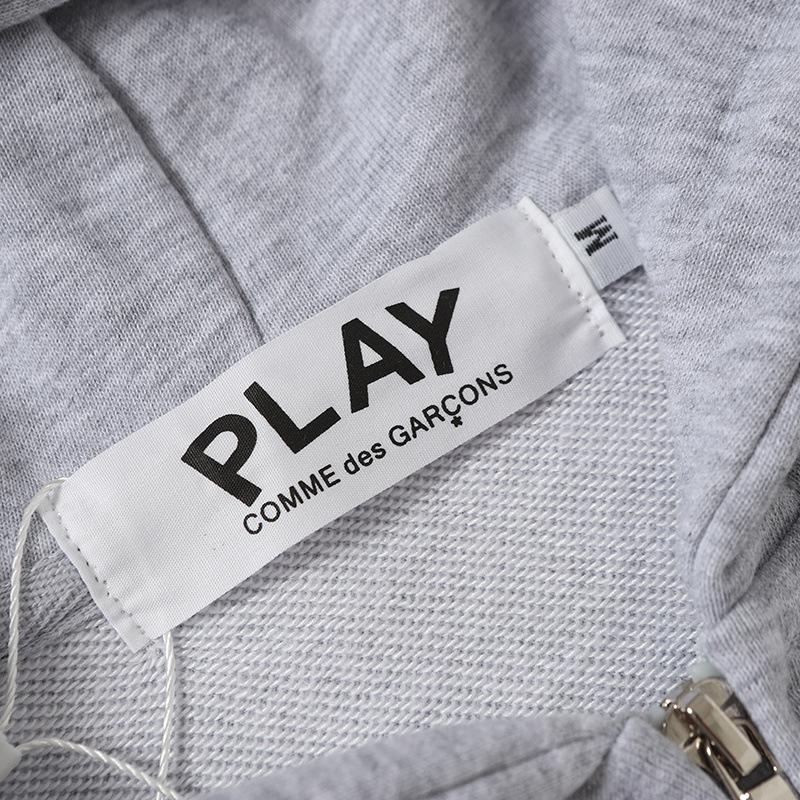 Rei Kawakubo Play Vyšívaná Láska Srdce Unisex Mikina Svetr, Podzimní/Zimní Kolekce