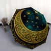 1pc Celestial Ornament Design Umbrella with Plastic Handle,Suitable for All Seasons Home Travel Outdoor UmbrellaDD1338