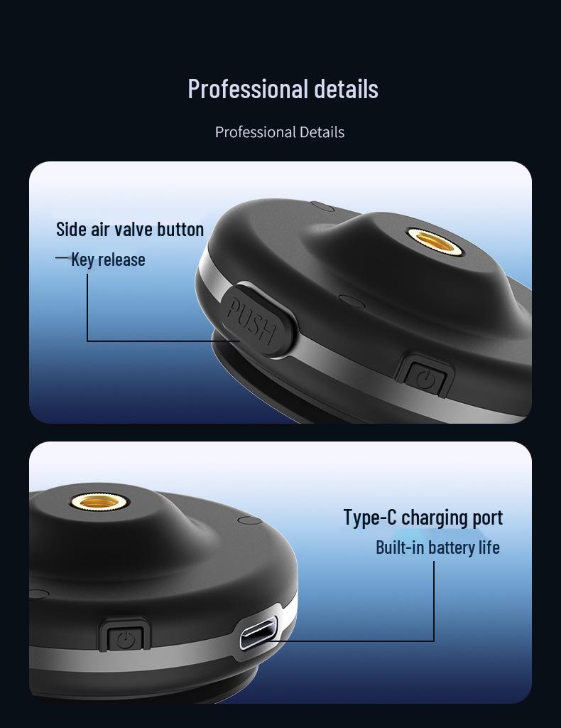 Electric Suction Car Dashboard Camera Mount - Fully Automatic Vacuum Cup