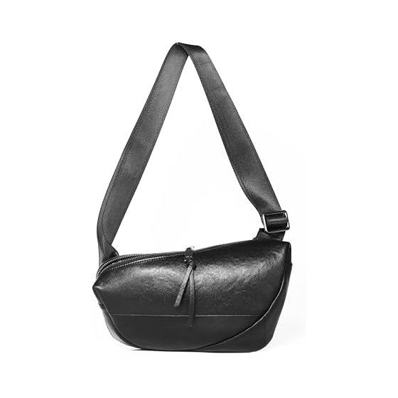 

[BASIC AGAIN] Shoulder Bag Men s Genuine Leather Small Compact Lightweight 300g Mini Bag Crossbody Bag Black 801