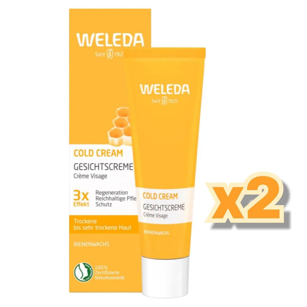 Weleda WELEDA Bio Cold Cream Beeswax Almond Natural Face Cream 30ml x 2