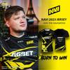 S1mple 2023 NAVI CSGO Men's and Women's Short-Sleeve Sports T-Shirt, CS2 Major Esports Training Apparel, Fan Gift