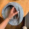 Warmth Denim Beret Korean Style Octagonal Hat Casual Painter Hat  Travel