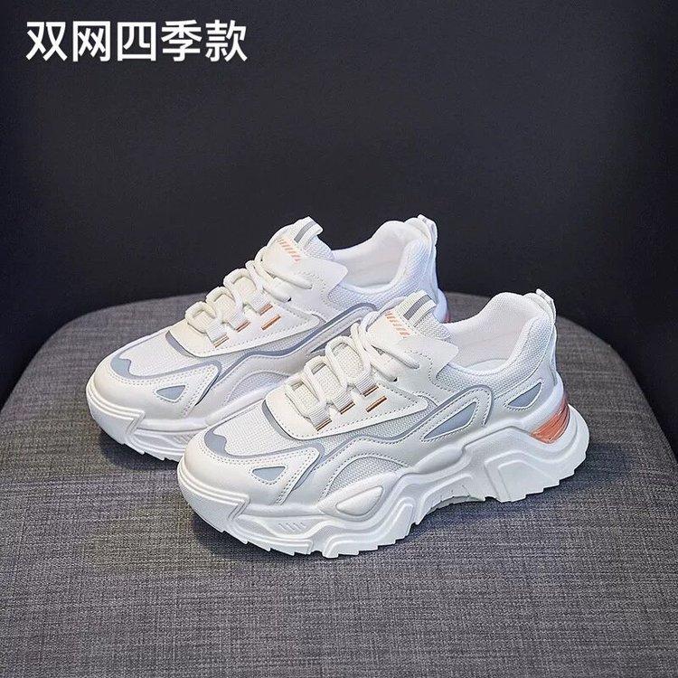 

Platform Shoes Sneakers Women Flat Shoes Spring Autumn Casual Trainers Lace Up Comfortable Breathable Sports Zapatos De Mujer 40 оранжевый