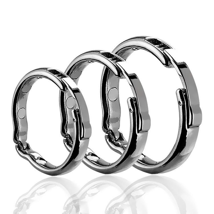 Metal Prepuce Correction Ring Couple Passion Sex Tools Sex Toys Penis Magnetic Therapy Prepuce Blocking Ring Sheep Eye Ring