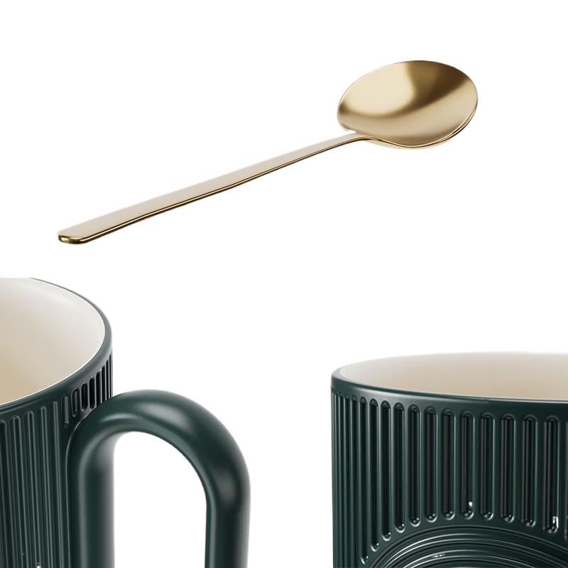 Geni Ceramic Mug with Spoon