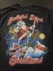 Grateful Dead Christmas - Skeleton Santa, Liquid Blue T-Shirt, Size: Medium