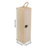 Single Bottle Red Wine Box Wooden Wine Packing Box Carries Holder Gift