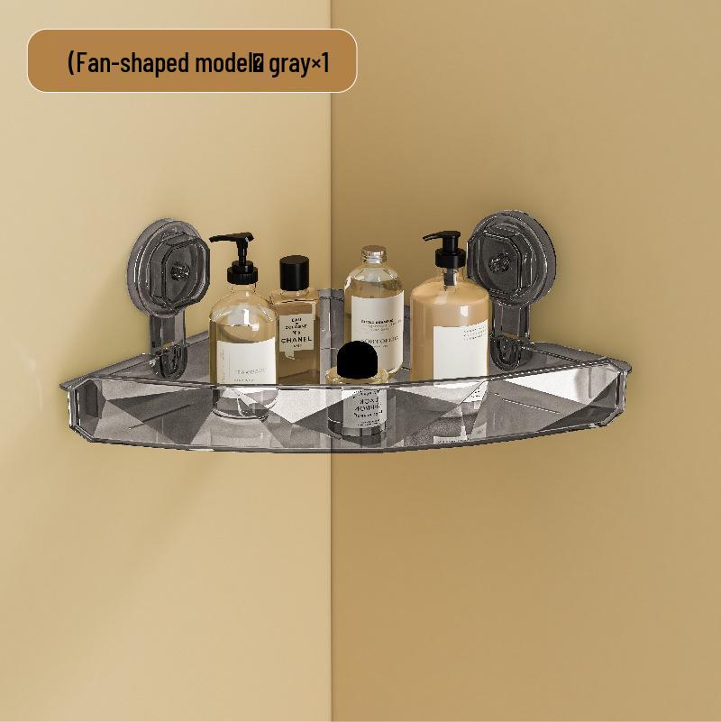 

Настенная полка для хранения в ванной на присосках для косметики