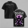 Anime DEATH NOTE Ryuk Grafik T-Shirt Herren Damen Kurzarm Kleidung Lässig Baumwolle T-Shirt Vintage Gewaschenes T-Shirt Harajuku Oberteile