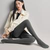 Kave Women Grey Knitted Tights Autumn Basic Opaque Pressure Pantyhose Streetwear High Waist  Stocking Leggings Y2K Gray Hosiery