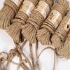 DIY Hantverkssnöre Rep 4mm-12mm Tvinnat Snöre Nytt Naturligt Jute Rep Husdjurs Klösande