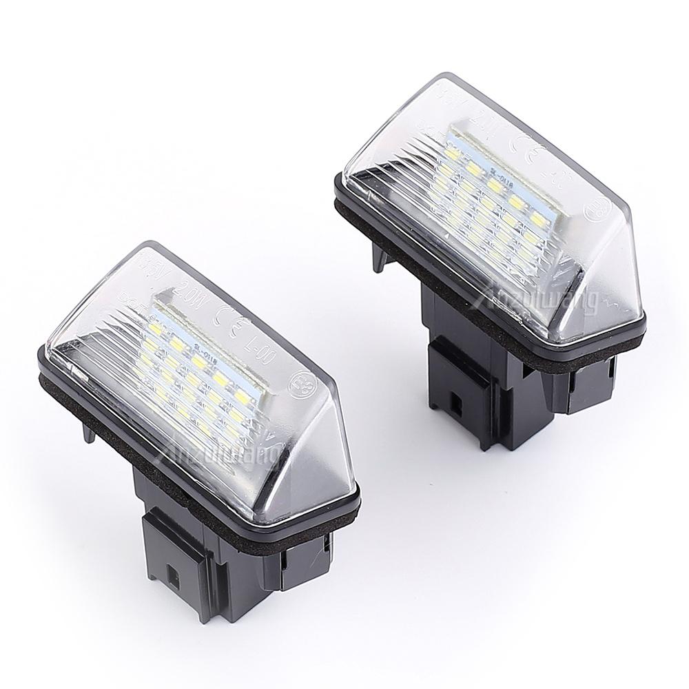 Kennzeichenbeleuchtung, 18 LEDs, Kennzeichenleuchte für Peugeot 206, 207, 307, 308, 406, Citroen
