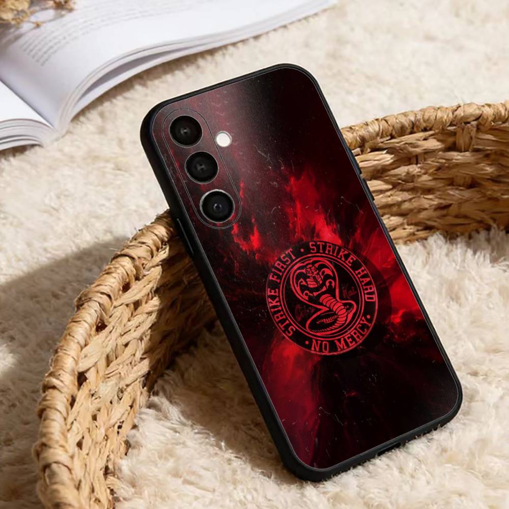 C-Cobra Kai Snake Phone Case For Samsung Galaxy A91,80,73,72 ,71,53,52,32 ,31,22,21s,20,Soft Black Case