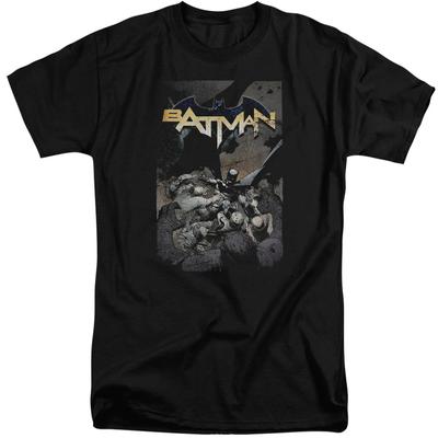 Batman Batman One T-shirt Uomo Lunga Nera Licenza Ufficiale