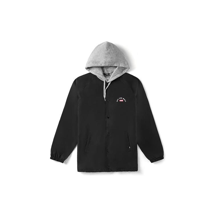 (WMNS) Vans hooded casual Jacket Black Women s VN0A4BR8BLK XS