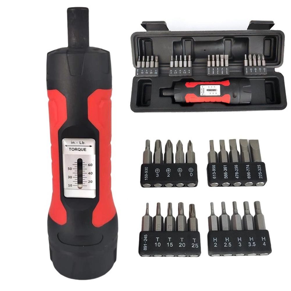 10-65In.lb Screwdrivers 40x160mm Adjustable Carbon Steel