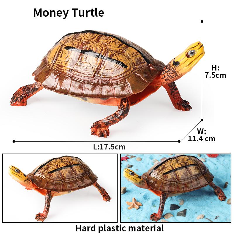 Oenux Sea Life Animals Model Leatherback Tortoise Turtle Growth Cycle Ocean Figurines Action Figures PVC Collection Kid Toy Gift