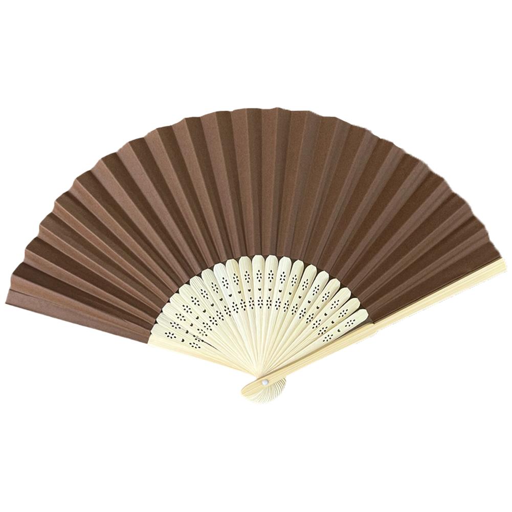 5/10 Stück Handfächer Einfarbig Bambus Papierfächer Tanzaufführung Holz Faltfächer Bekleidungszubehör Zum Handbemalen