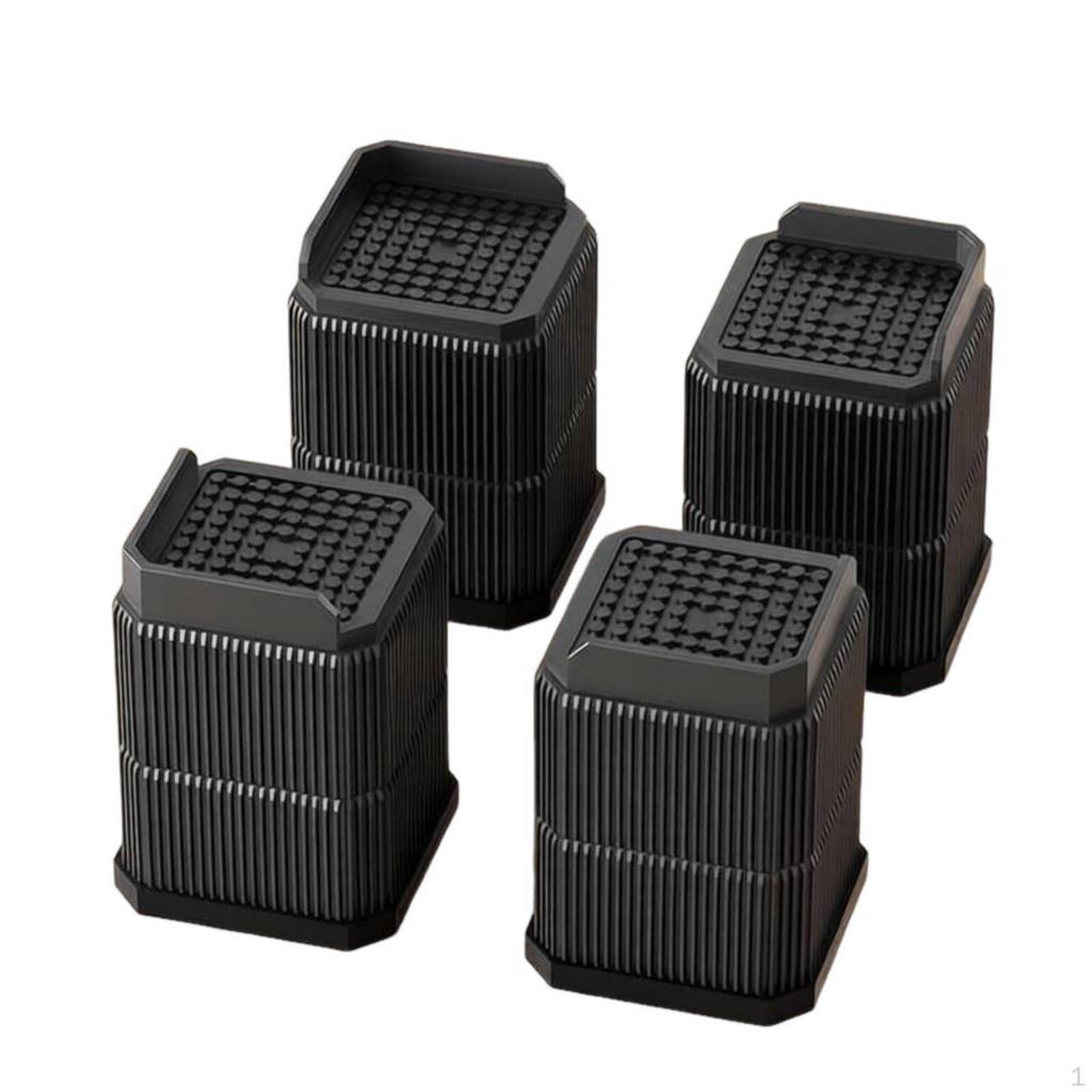 Stackable Furniture Riser Water Resistant Sofa Leg Elevator Shock Absorbing AntiSlip Bed 2.6CM