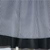 Halloween Maria Cosplay Costume Black White Striped Apron Dress Sound Of Music Nun Outfit Party Performance