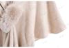Autumn/Winter Elegant Knit Tassel Shawl Cardigan Cloak Sweater for Women