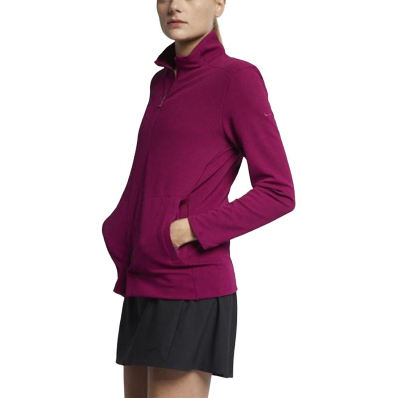 Nike Printed Logo Zip-Up Sports Jacket Women Jackets Red AJ5273-627