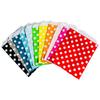 25Pcs Polka Dot Striped Paper Bags, Colorful Party Favor Bags, Wedding Birthday Dessert Cookie Gift Packaging Bags
