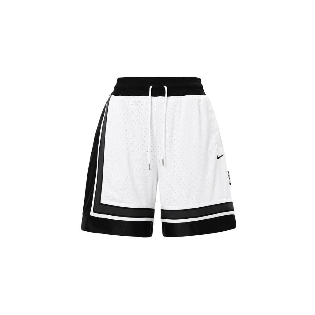 New Nike Basketball Shorts Men's White/Black/Black DV9534-100